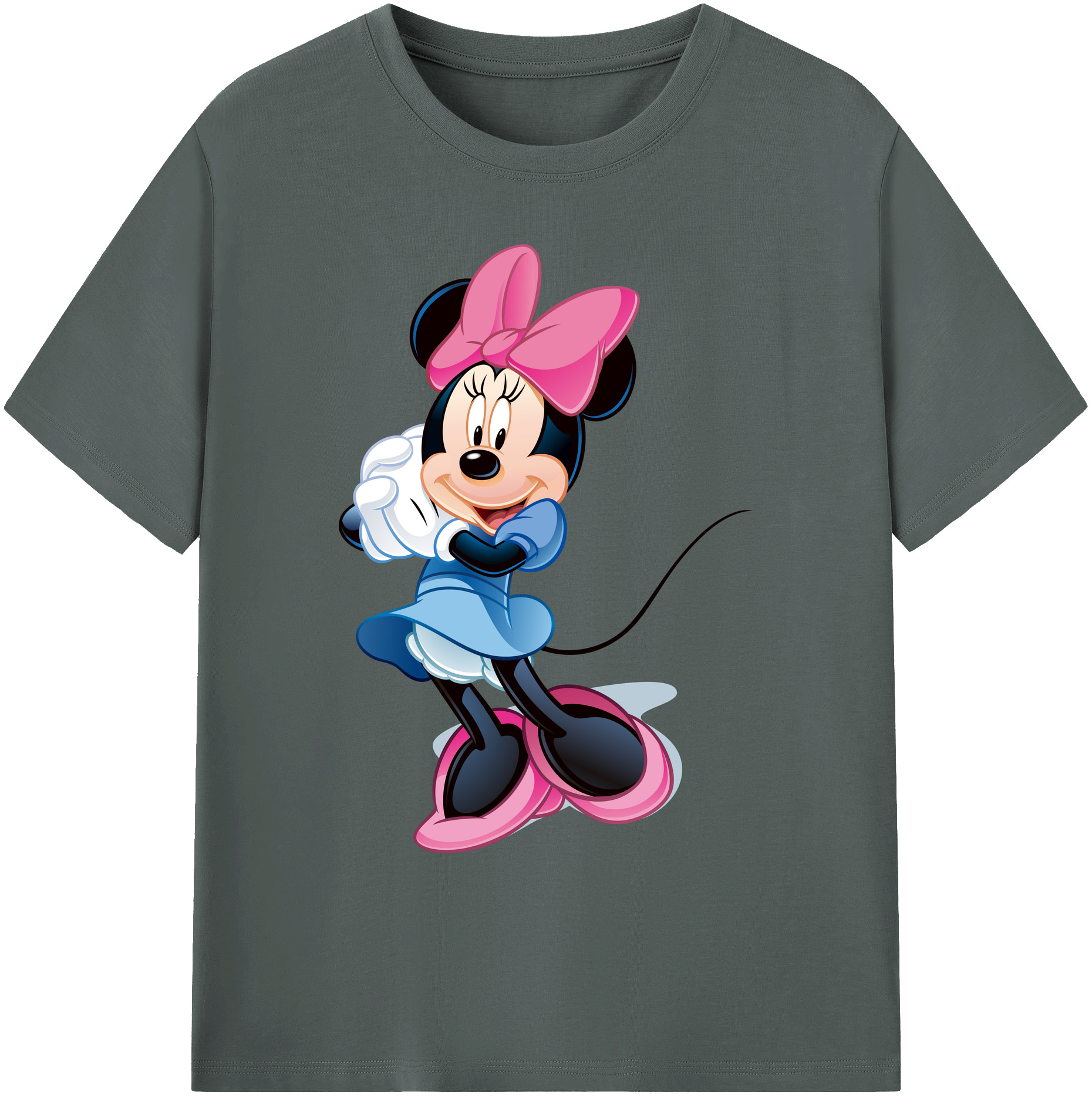 ミッキーマウス Mickey Mouse 綿100％ メンズ半袖Tシャツ｜肌触りやわらか＆通気性